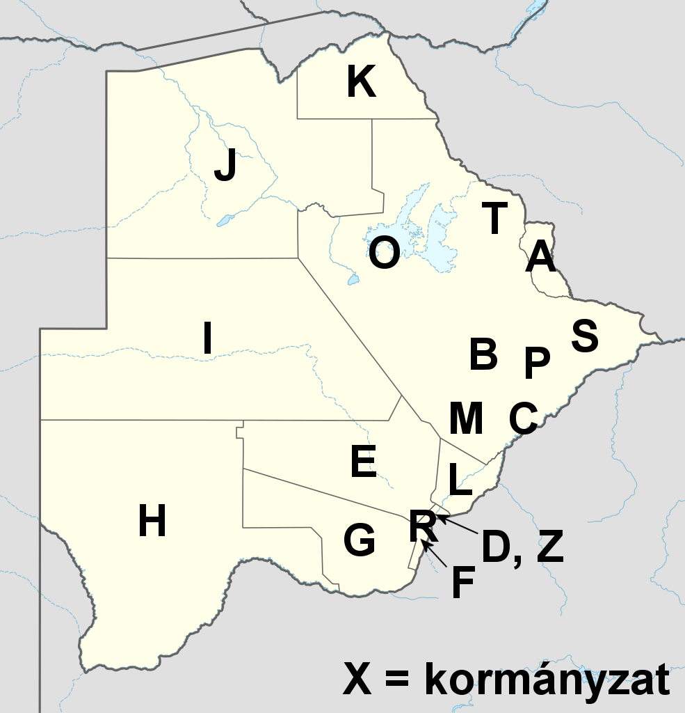 A botswanai ter&uuml;letk&oacute;dok t&eacute;rk&eacute;pen