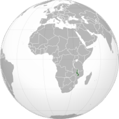 Malawi elhelyezked&eacute;se