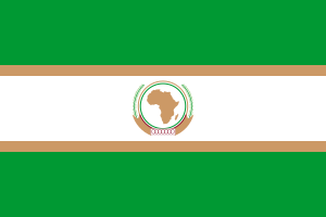 Az Afrikai Egység Szervezete zászlaja (2010-ig)