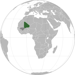 Azawad elhelyezkedése