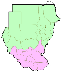 D&eacute;l-Szud&aacute;n t&eacute;rk&eacute;pe (a lila ter&uuml;let)