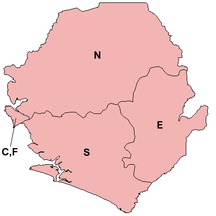 Sierra Leone ter&uuml;letk&oacute;djai t&eacute;rk&eacute;pen
