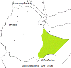 Ogaden térképe