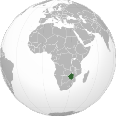 Zimbabwe elhelyezked&eacute;se